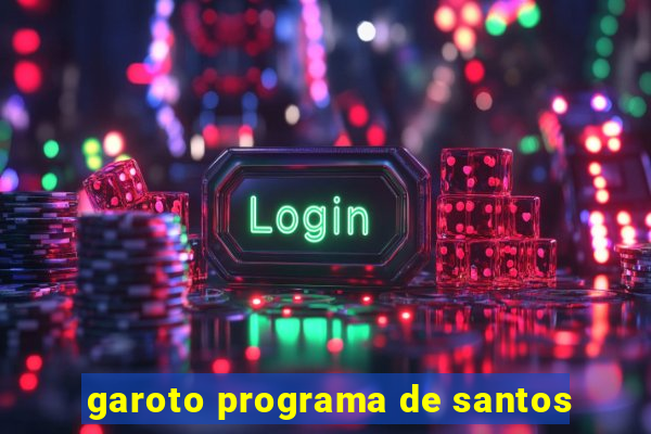 garoto programa de santos